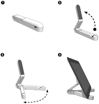 Kado Tablet Stand for Tablet, Adjustable Portable Monitor Holder, Foldable iPad - Image 6