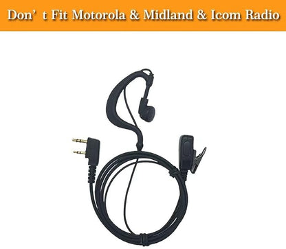 2-Pack Two-Way Radio Earpiece - Image 2