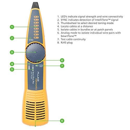 Fluke Networks MS2-KIT MicroScanner2 Copper Cable Verifier Kit, Troubleshoots - Image 3