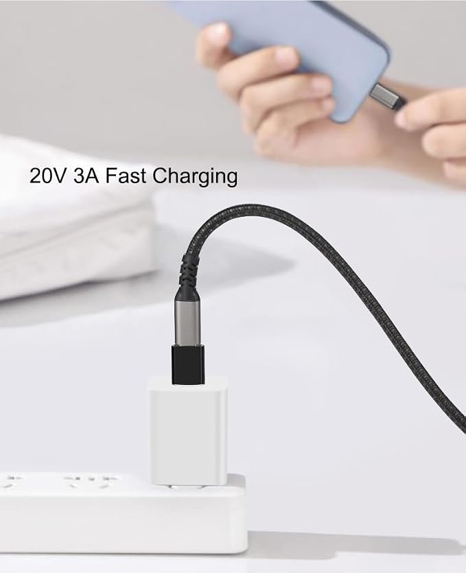 USB A Male to USB C Female OTG Adapter, USB 3.2 GEN2 10Gbps One-Sided - Image 5