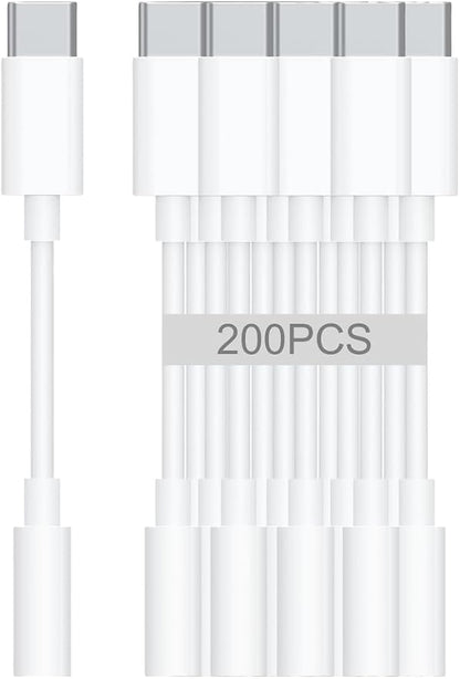 USB-C to 3.5mm Audio Headphone Adapter by Phoie