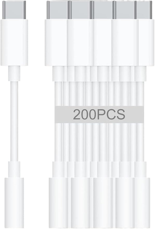 USB-C to 3.5mm Audio Headphone Adapter by Phoie