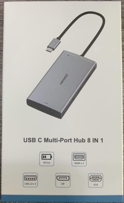 ABIWAZY USB C Docking Station Dual Monitor Adapter - Image 7