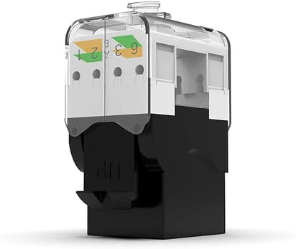 AMPCOM CAT6 Keystone Jack Tool-Less RJ45 UTP, No Punch-Down Tool Required - Image 2