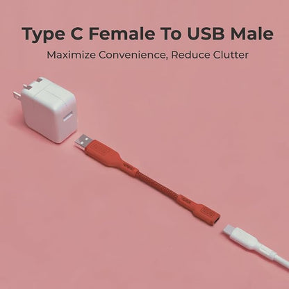 BLACK+DECKER USB C to USB Adapter, Type C Female to USBA Male OTG Cable USBA to - Image 2