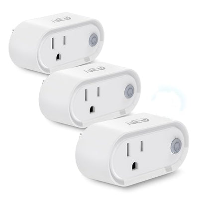 NEO Z-Wave Plus Smart Mini Plug 3-Pack, Compact Z-Wave Outlet by NEO