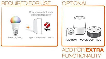 Sylvania SMART+ ZigBee Bulb, Color Changing and Dimmable A19 LED Bulb, 60 Watt - Image 6