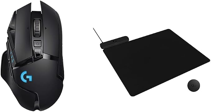 G502 Lightspeed Wireless Gaming Mouse + Powerplay Wireless Charging Mouse Pad by LogitechG