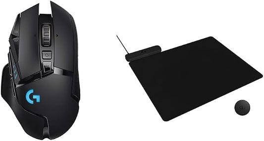 G502 Lightspeed Wireless Gaming Mouse + Powerplay Wireless Charging Mouse Pad by LogitechG