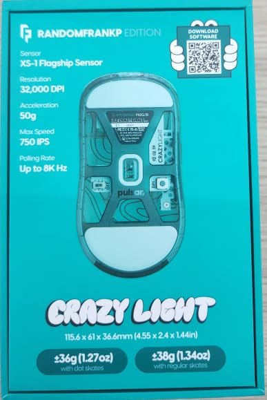 Pulsar Gaming Gears X2 Crazylight Wireless Gaming Mouse, Ultra Lightweight 1.27 - Image 12