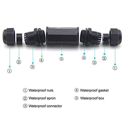 Toptekits RJ45 Waterproof Connector IP67 Ethernet Network Cable Connector - Image 6