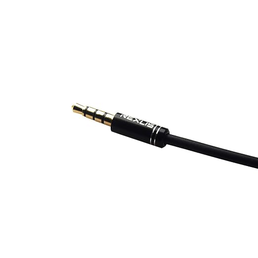 REXUS Black 3.5mm Y Splitter Stereo Audio Cable 4-Pole Male to 2 Female - Image 7