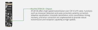 IO CREST M.2 M-Key PCI-e 3.0 Interface Single Port 5.0 Gigabit Ethernet Modules - Image 9