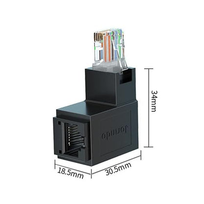 2 PCS RJ45 Male to Female Cat6 Ethernet Adapter - Image 4