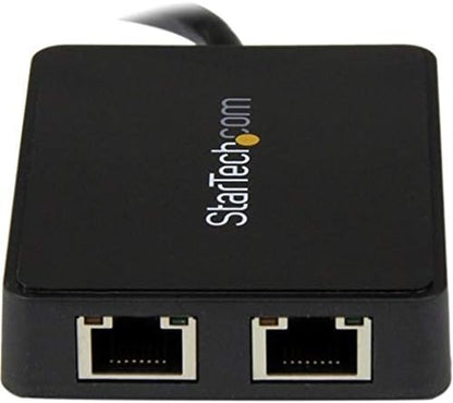 StarTech.com USB 3.0 to Dual Port Gigabit Ethernet Adapter NIC - Image 2