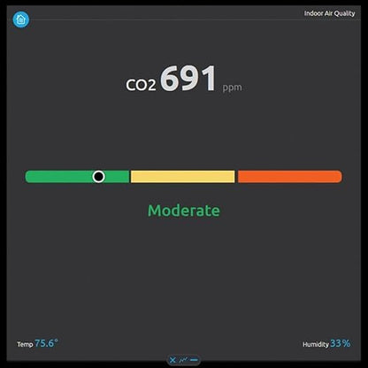 Ambient Weather AQIN Wireless Indoor Air Quality Index PM2.5, PM10 and CO2 - Image 2