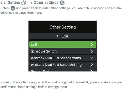 Wi-Fi Smart Thermostat Programmable - Image 9