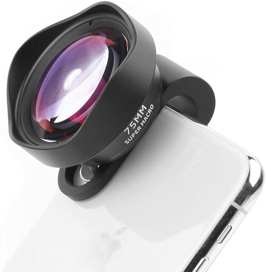 Professional Phone Camera Lens 75mm Macro Lens HD DSLR Effect Clip-on by Unknown