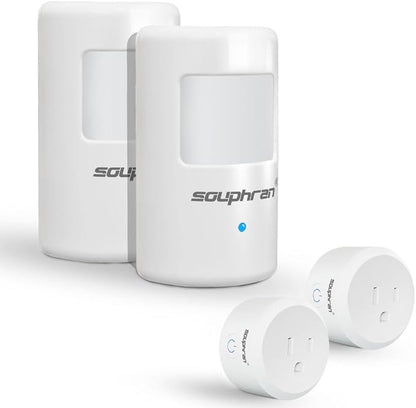 Plug-in Wireless Motion Activated Light Control, No Wiring, Adjustable by SOUPHRAN