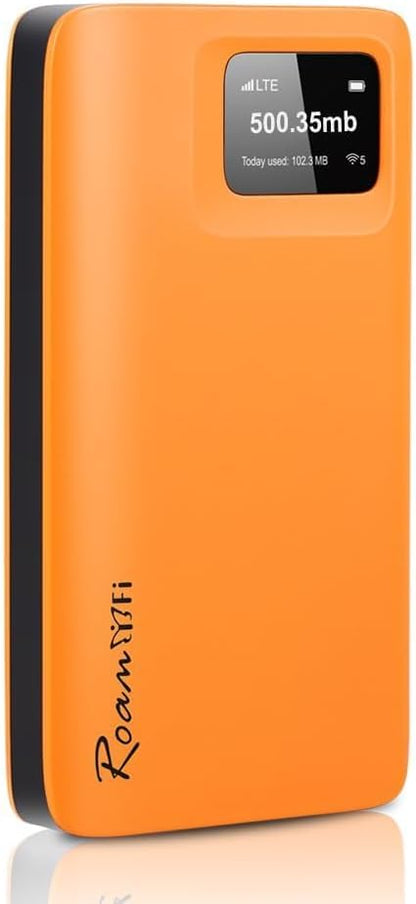 RoamWiFi 4G LTE WiFi Hotspot Router, Portable Mobile Hotspot Device by RoamFi