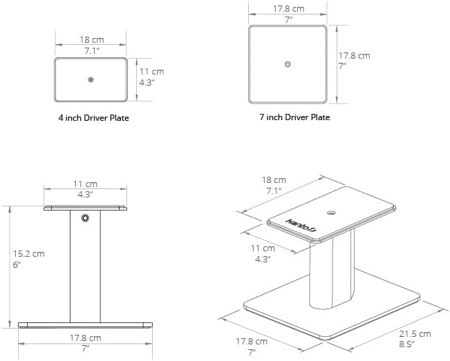 Kanto SP6HD Desktop Speaker Stands - Image 6