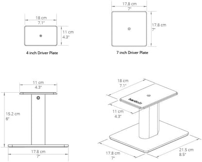 Kanto SP6HD Desktop Speaker Stands - Image 6