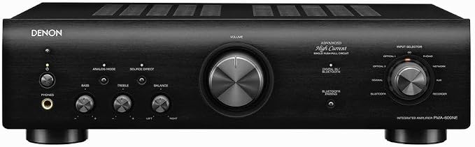 Denon PMA-600NE Stereo Integrated Amplifier | Bluetooth Connectivity | 70W x 2 by DenonElectronicsUSALLC