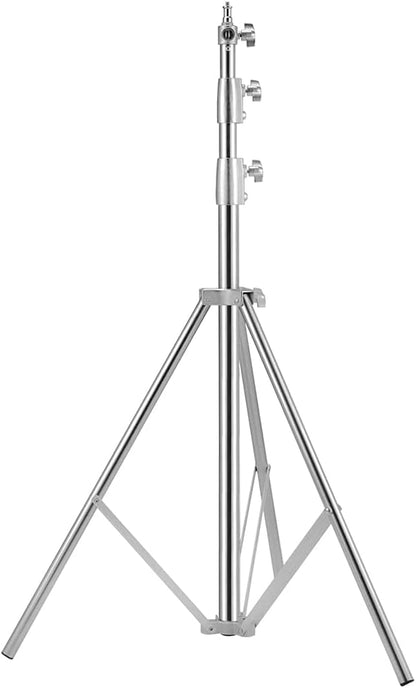Stainless Steel Heavy Duty Photography Tripod Light Stand, 9.19 Feet/2.8m by ITOTIN