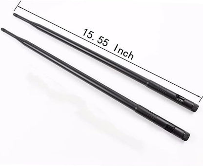 1.3ft 2x 10dBi WiFi Bluetooth Antenna 2.4GHz/5GHz/5.8GHz Tri-Band Omni - Image 3