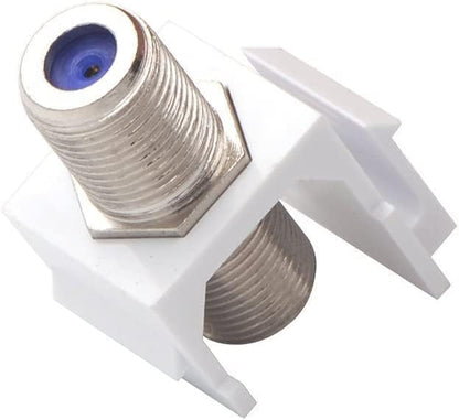 VCE Coax Keystone Jack Insert 3GHz Coaxial Cable Connector, F-Type RG6 Cable - Image 8