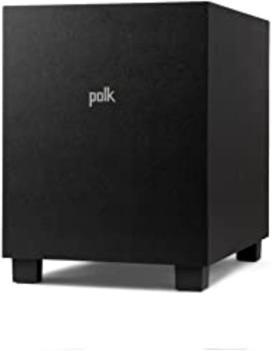 Polk Monitor XT10 Home Subwoofer, 100W Class D Amplification, Dolby Atmos by PolkAudio