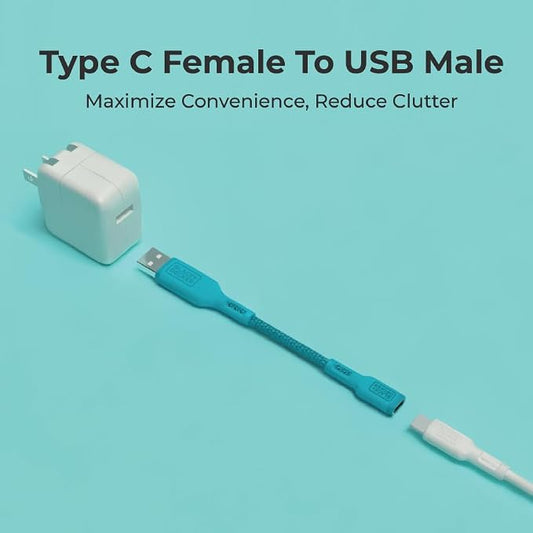 BLACK+DECKER USB C to USB Adapter, Type C Female to USBA Male OTG Cable USBA to - Image 2