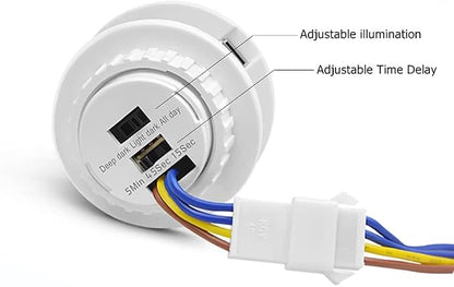 Mini Motion Sensor Light Switch 110-220V PIR Sensor Smart Detection Time Delay - Image 4