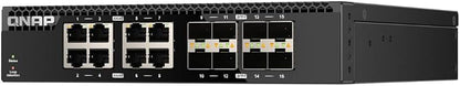 QNAP QSW-3216R-8S8T-US 16-Port Half-Width Rackmount 10GbE Unmanaged Switch - Image 2
