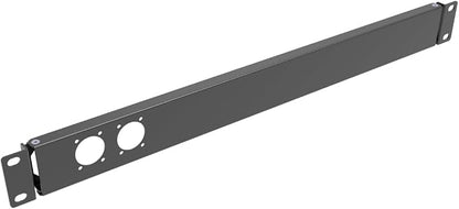 1U Hinged Rack Panel 2D XLR HDMI Audio Rack Mount Panel by Followme