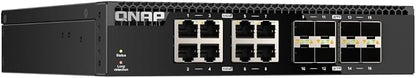 QNAP QSW-3216R-8S8T-US 16-Port Half-Width Rackmount 10GbE Unmanaged Switch - Image 3