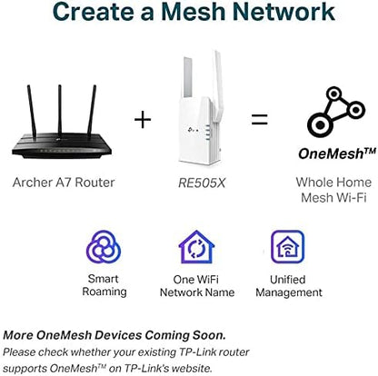 TP-Link AX1500 WiFi 6 Extender, Next-Gen Dual Band WiFi Booster, WiFi Repeater - Image 6