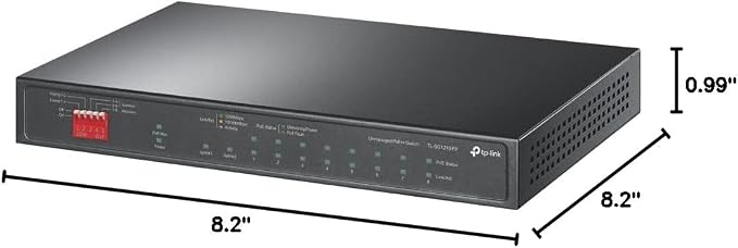 TP-Link TL-SG1210PP | 8 Port PoE Switch | 6 PoE+ and 2 PoE++ Ports @123W - Image 4