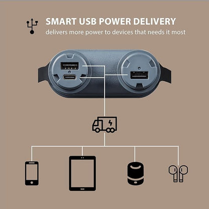 ELECOM NESTOUT Rugged Power Bank, 15000mAh Outdoor Charger, 32W USB-C Fast - Image 3
