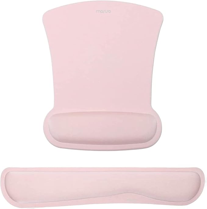 MOSISO Wrist Rest Support for Mouse Pad & Keyboard Set, Ergonomic Mousepad by MOSISO