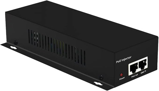 90W Gigabit PoE++ Injector Adapter, High Power POE Injector Single Gigabit Port by RealHD