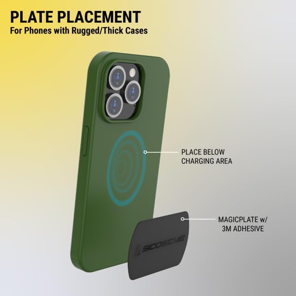 Scosche MPLT44THK2-BP0 MagicMount Replacement Metal Plate Kit - Image 7