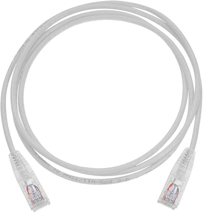Monoprice Cat6 5ft White Component Level Patch Cable UTP 28AWG 550MHz Pure Bare - Image 4
