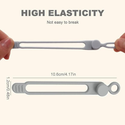 20pcs Data Cable Organizer, 2025 New Silicone Cable Ties Cable Management - Image 6