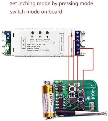 Zigbee 2 Channel 5V 12V Smart Relay Switch, Adjustable Self Lock and Momentary - Image 4