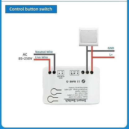 Zigbee 1CH 85-250VIntelligent Temperature Sensor, High Precision Waterproof - Image 3