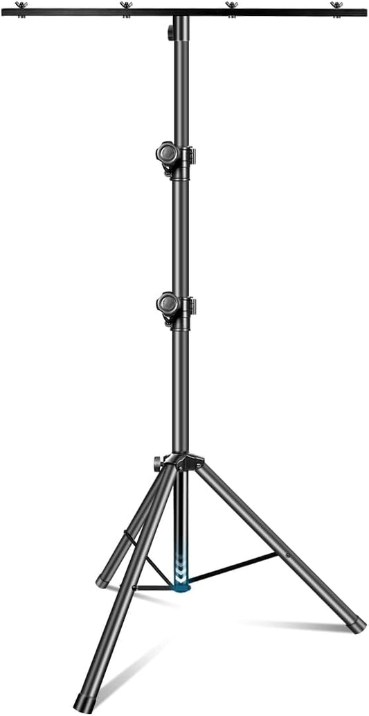 DJ Stand, T-Bar Tripod Stage Lights Stand Portable and Adjustable 49-114 Inch by GZGDLJQ