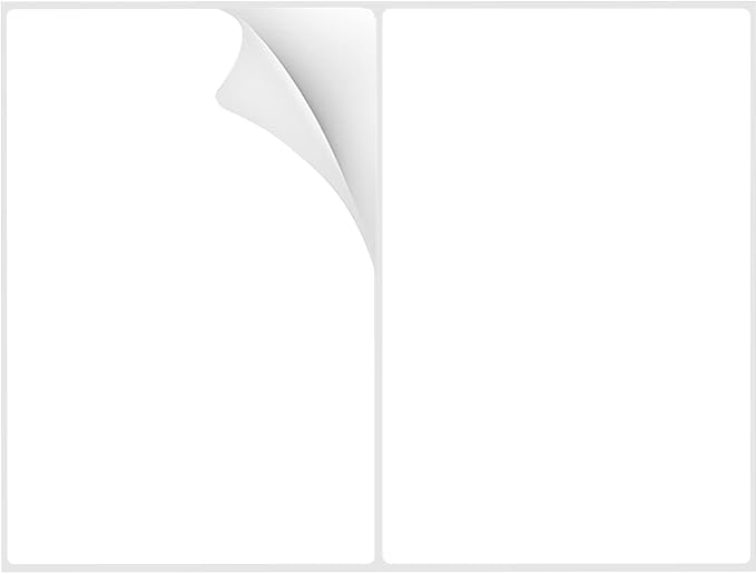 8-1/2"×5-1/2" shipping labels 100 labels sticker paper by DINIZON