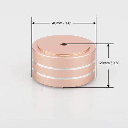 Audiocrast 4X HiFi Speaker Spikes Isolation Feet Pad, Aluminum 40x20mm - Image 8