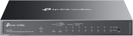 TP-Link Omada 8 Port Gigabit Easy Managed, PoE Switch, 123W Budget, PoE+ by TP-Link